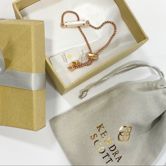 Kendra Scott Stan rose gold Ivory Pearl bracelet - Picture 2 of 6